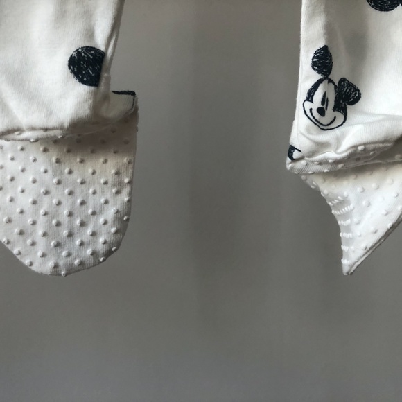 Disney Mickey Mouse onesie w/ footies - Picture 3 of 3